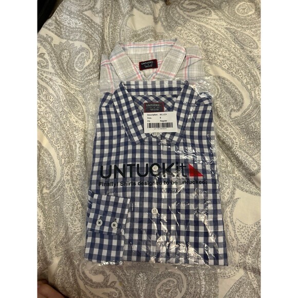 2 NWT women’s untuckit shirt bundle size 6 - Picture 2 of 5
